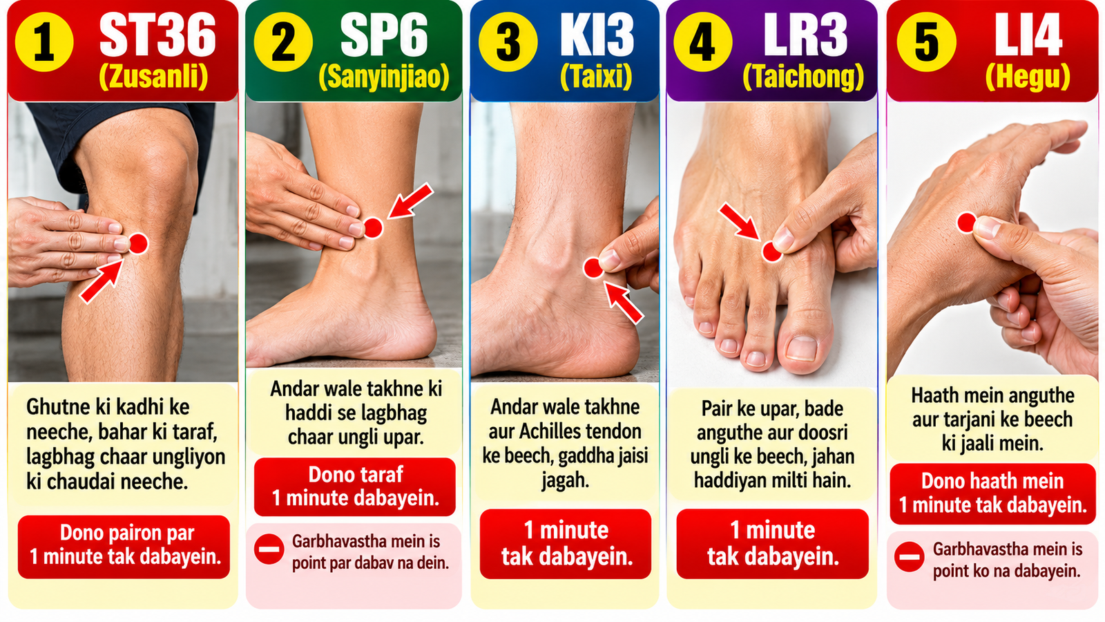 Sugar control ke liye acupressure point dabane ka sahi tareeka