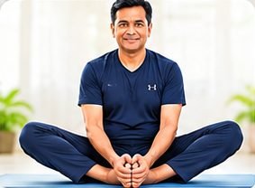 Baddha Konasana (Butterfly Pose) – sugar control yoga